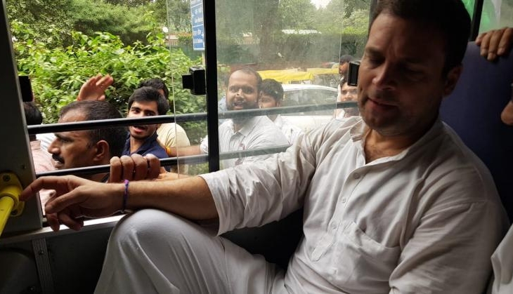 Rahul Gandhi other congress leader arrested