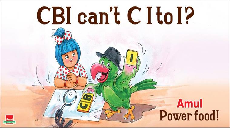The latest cartoon of Amul perfectly describes the condition of CBI; here's how Twitterati reacted