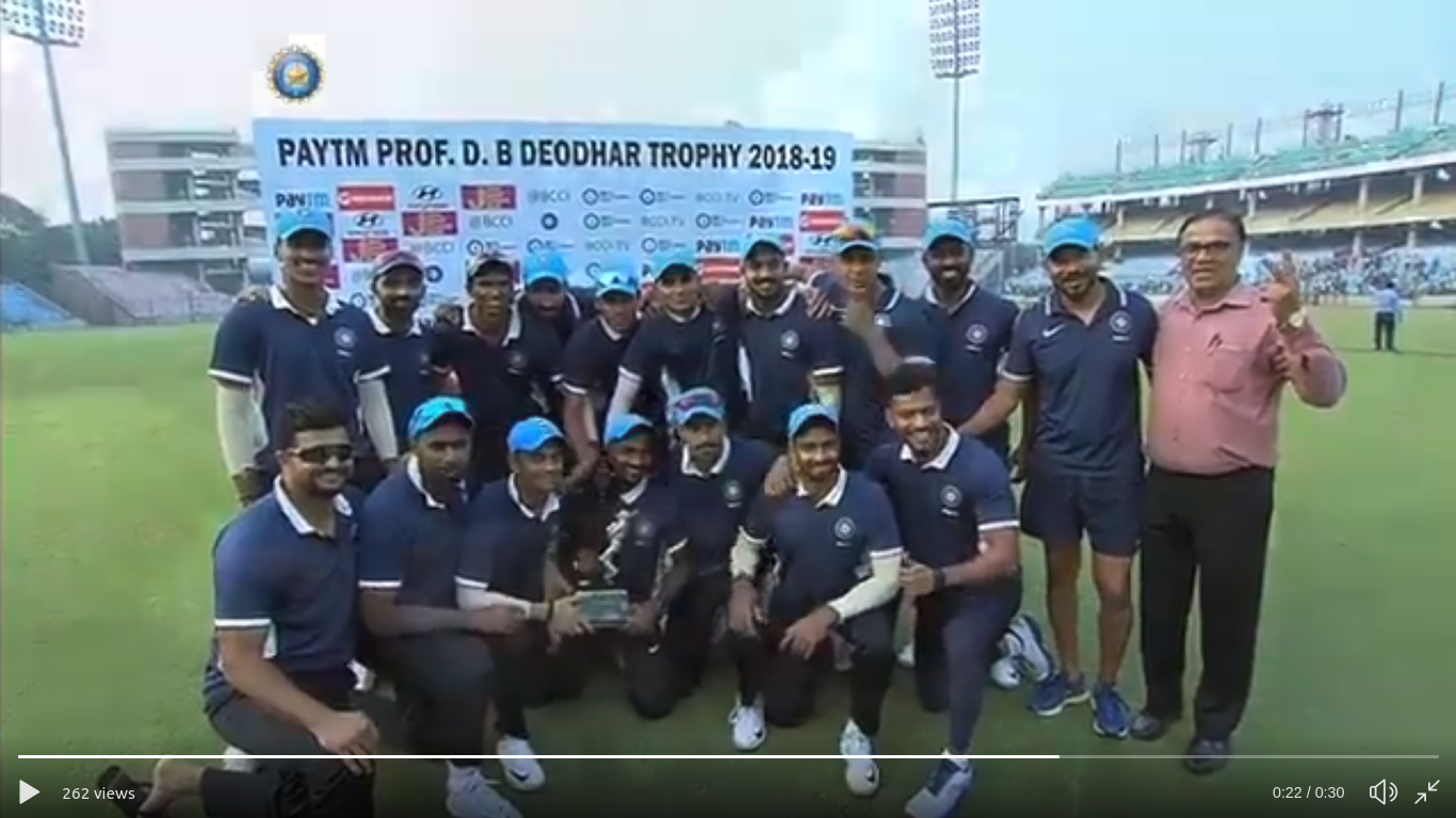 Ajinkya Rahane's India C wins the Deodhar Trophy by defeating Shreyas Iyer's India B