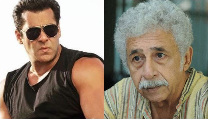 Naseeruddin Shah targets Bharat actor; says, 'Indian cinema should not be remembered just for Salman Khan films'