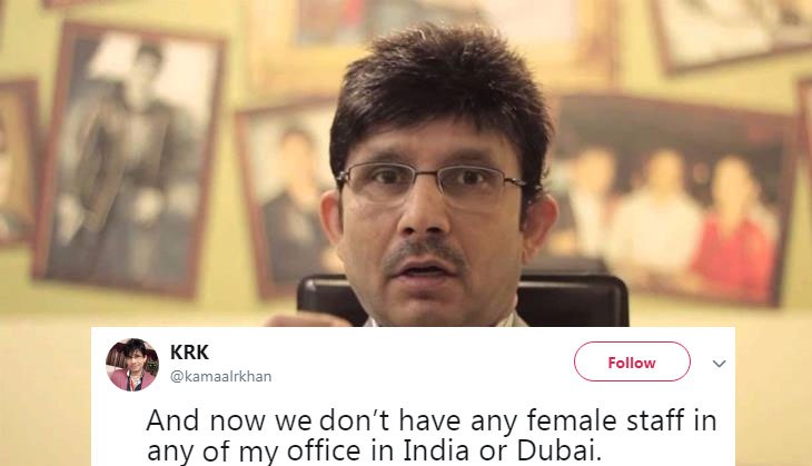 #MeToo: KRK fired all women staff from his offices as he wanted to stay away from them; here’s why
