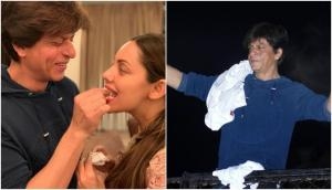 Happy Birthday Shah Rukh Khan: King Khan celebrated his birthday with wife Gauri and the family of fans outside Mannat