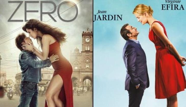 Is the poster of Zero featuring Shah Rukh Khan and Katrina Kaif inspired from this Hollywood film?