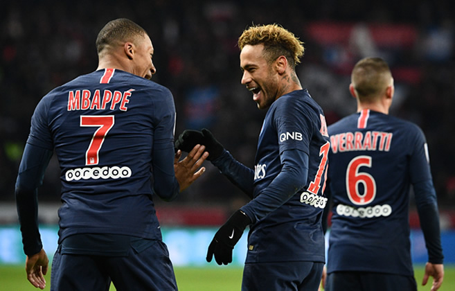 Kylian Mbappe, Neymar Jr lay claim to new win record for PSG