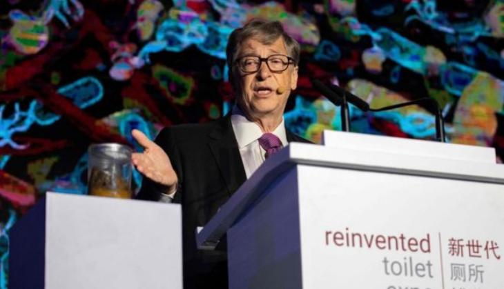 Bill Gates backs China's toilet revolution with poops in hand at an event to raise awareness