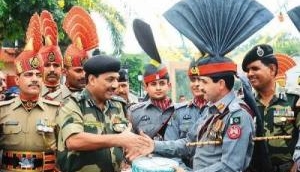 India, Pakistan troops exchange Diwali sweets at Wagah Border