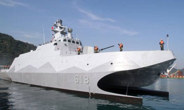 Taiwan navy adds two new warships as China tensions grow