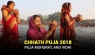 Chhath Puja 2018: Chhath puja shubh muhurat, puja vidhi and timing; know when is first 'surya arghya'