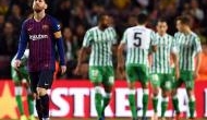 Barcelona suffer first league home defeat in two years, Real Betis boost Solari hopes