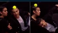 Cristiano Ronaldo becomes ball kid at ATP Finals