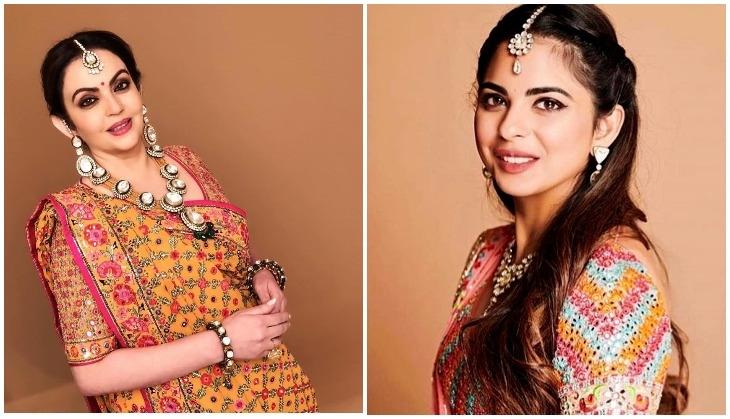 Isha ambani with nita ambani