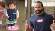 Saif Ali Khan responses over doll modelled on his son Taimur; says 'Maybe I should trademark his name'