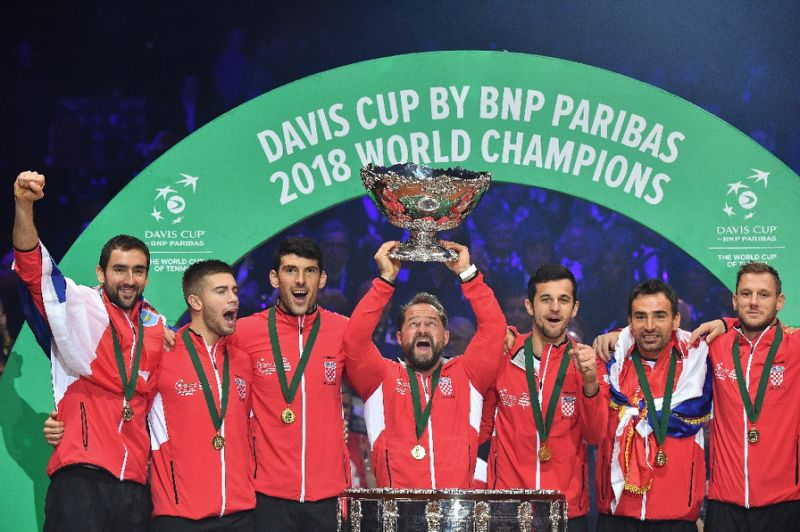 Croatia avenge their World Cup loss by clinching 3-1 victory over France to win Davis Cup