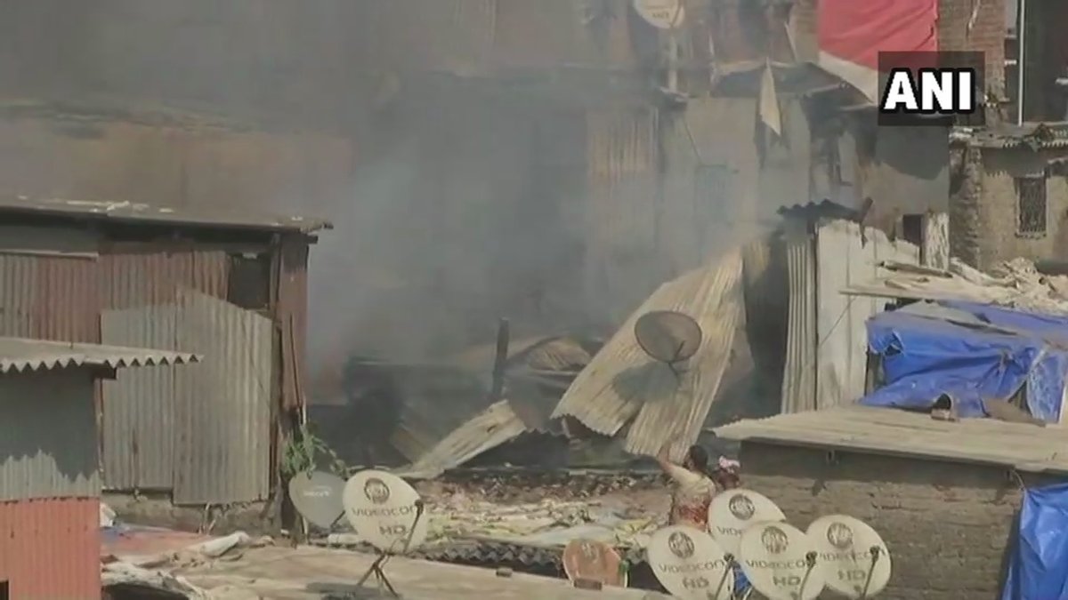 Mumbai fire: Level-2 fire breaks out in a slum at Shastri Nagar in Bandra; no casualties reported, fire tenders on the spot