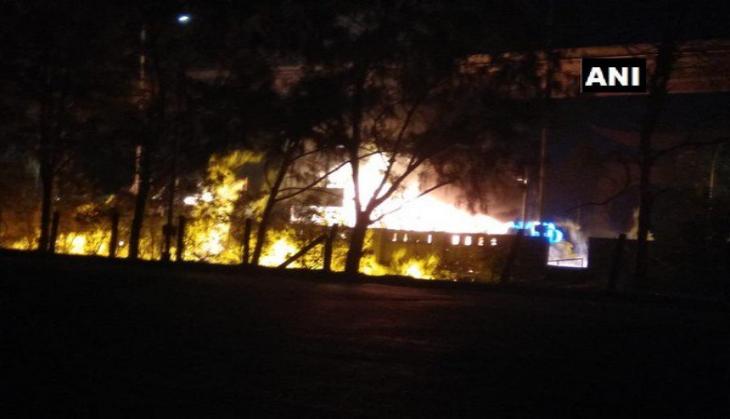 Mumbai: Fire broke out in south Mumbai’s Wadala after an oil tanker burst into flames