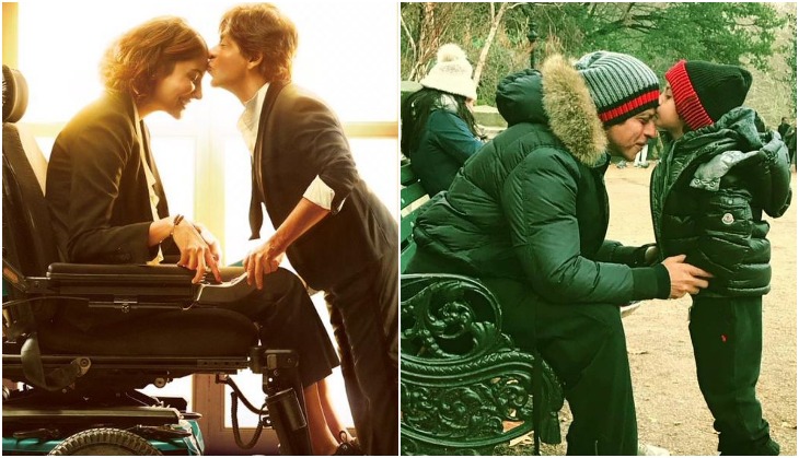 Shah Rukh Khan's son AbRam recreated the Zero moment featuring Anushka Sharma with his father