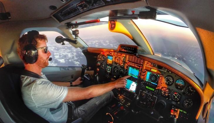 Pilot In Cockpit