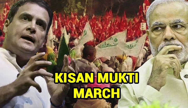 Kisan Mukti March: Rahul Gandhi and Arvind Kejriwal join Kisan protest as agitating farmers said, 'No acche din for us'