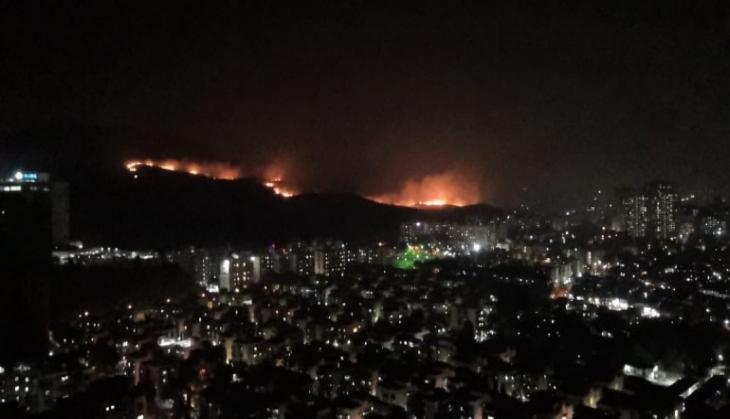 Mumbai forest fire: 4-km wide fire breaks out in Aarey Colony near Gokuldham society adjacent to Film City; see video