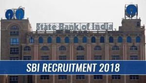 SBI Recruitment 2018: Hurry up! Last date to arrive for the Special Cadre Officer posts recruitment; apply now