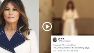 Twitterati call America’s first lady Melania Trump a ghost in this old video; click to watch