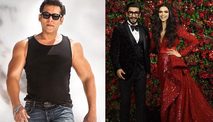 Salman khan, Deepika padukone and Ranveer singh