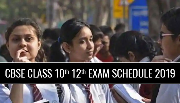 CBSE Class 10th, 12th Exam Schedule 2019: On this date CBSE will release your exam datesheet; see details
