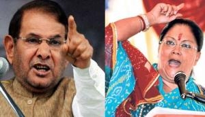 Rajasthan CM Vasundhara Raje feel insulted after Sharad Yadav called her ‘fat’ during election campaign