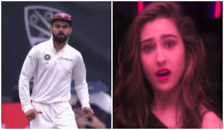Watch: Virat Kohli dances to the tune of 'Aankh maare O Ladki' in between the Test match against Australia