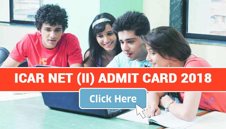 ICAR NET Admit Card 2018: Download your NET (II) hall tickets only at icar.org.in; here’s how