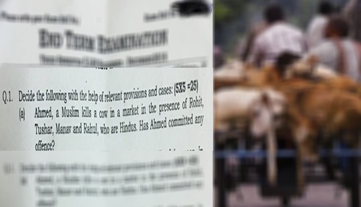 Shocking! IP University asked if cow killing by a Muslim in front of Hindu an offence?