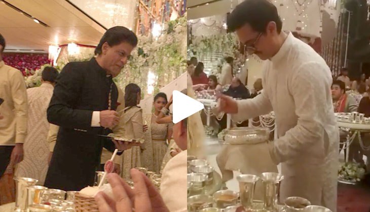 Isha Ambani-Anand Piramal Wedding: From Aamir Khan to SRK, these stars turned into waiters and waitress to serve guests; see video