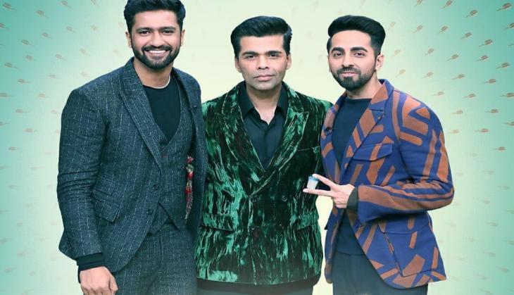 Ayushmann Khurrana and Vicky kaushal and Karan johar
