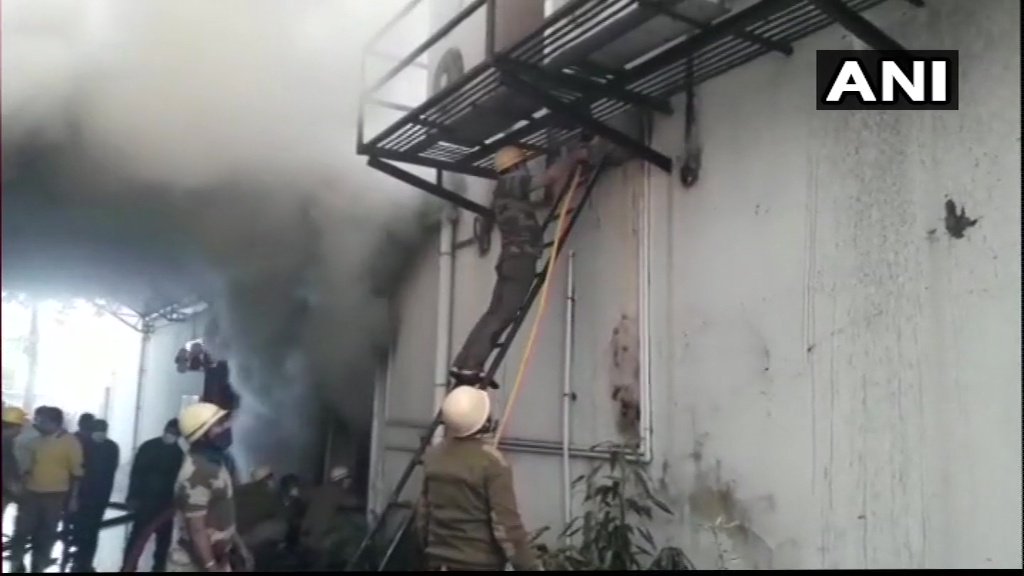 Fire breaks out in a tea godown in West Bengal's Siliguri, 4 fire tenders at the spot, no casualties reported