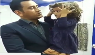 Adorable! MS Dhoni tells daughter Ziva, 'I don't have a home, I stay in a bus': Watch Video