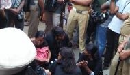 Sabarimala temple row: 11 women arrive at Sabarimala base camp, protests erupt in Kerala amid tight security