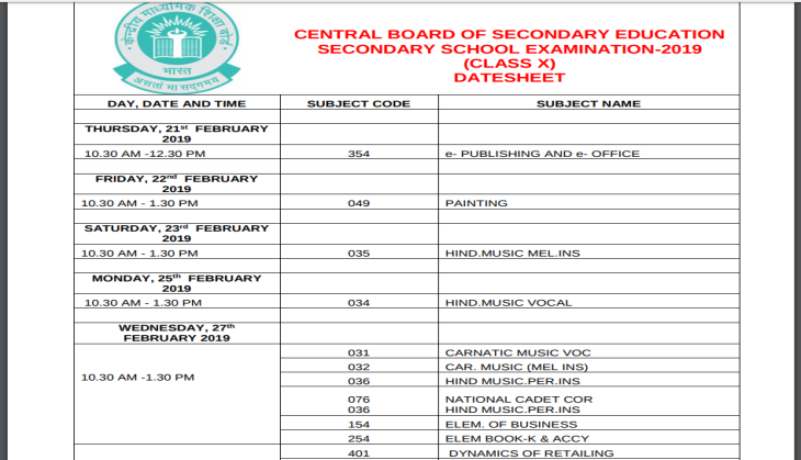 Its Confirm Cbse Class 10th 12th Board Exam Date Sheet For The Year