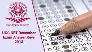 UGC NET Exam 2018: NTA to release answer keys of December Computer-Based Test this New Year