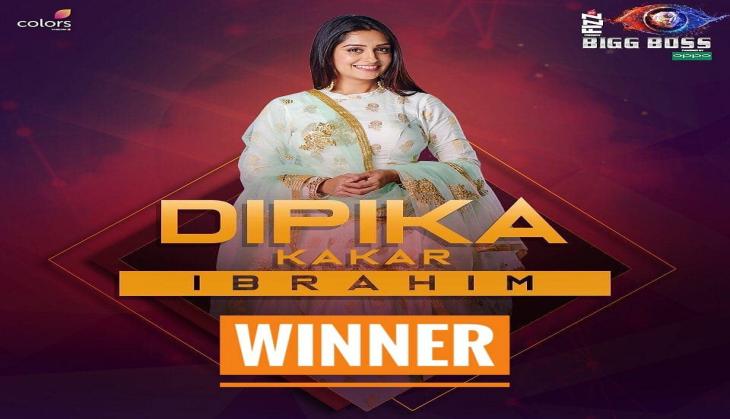Bigg Boss 12 Winner: TV actress Dipika Kakar wins Bigg Boss 12 trophy, beats Sreesanth