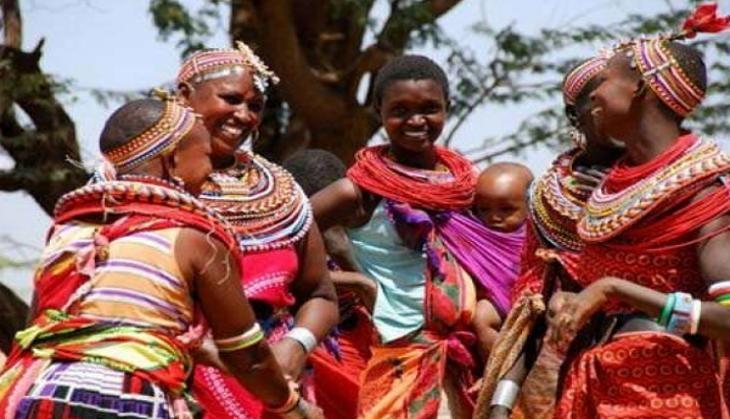 african village woman
