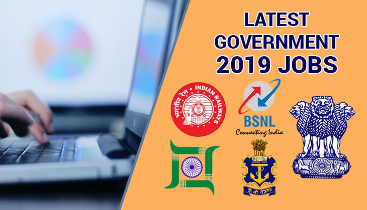 Recruitment 2019: From Indian Railways to Navy; check out the latest government jobs where you can apply now