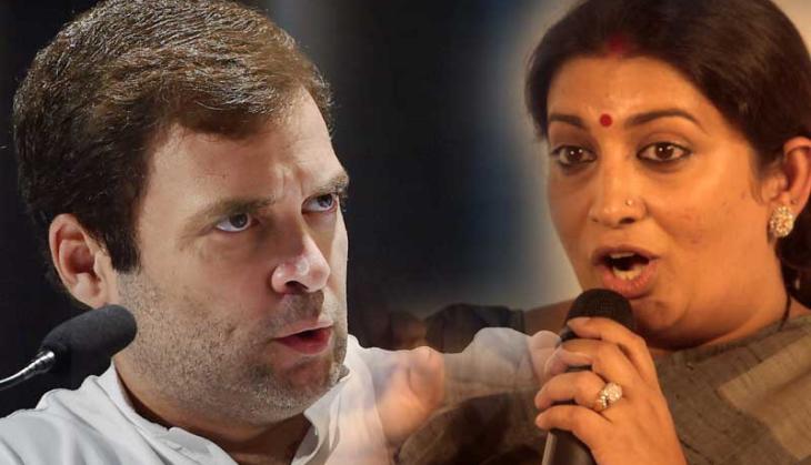 Smriti Irani gives scathing reply to Rahul Gandhi for his tweet over PC for women in Indian Army