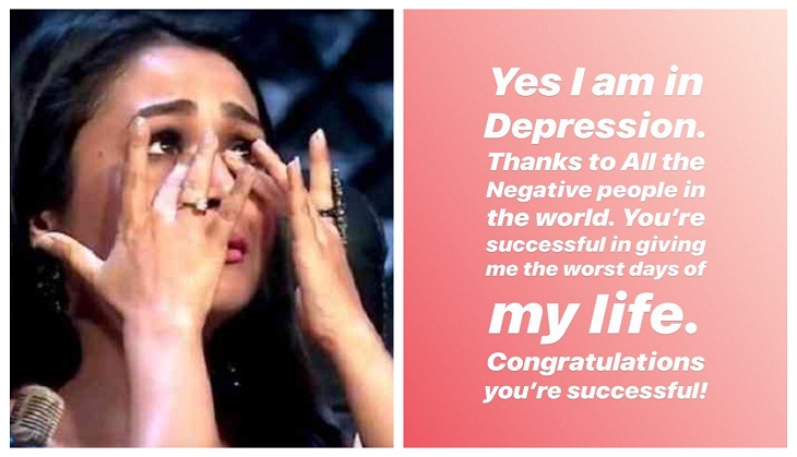 Shocking! Neha Kakkar, after break-up with Himansh Kohli, confirms she is unwell and suffering from depression; see pics 