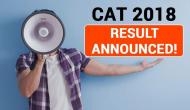 CAT 2018 Exam Result Announced! Check your results released by IIM; here’s the link