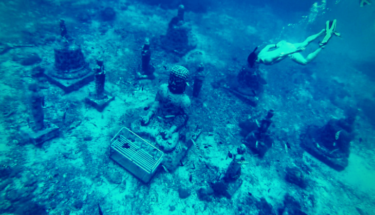 underwater temple