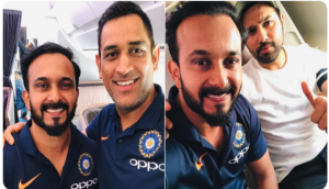 MS Dhoni, Rohit Sharma and Kedar Jadhav depart for ODI series in Australia, see pictures