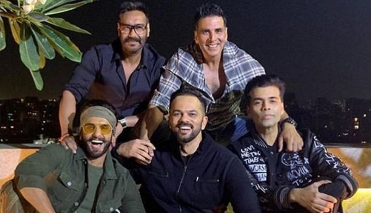 Ranveer Singh, Deepika Padukone, Kajol, Ajay Devgn, Akshay Kumar attended Simmba success party with Rohit Shetty and Karan Johar
