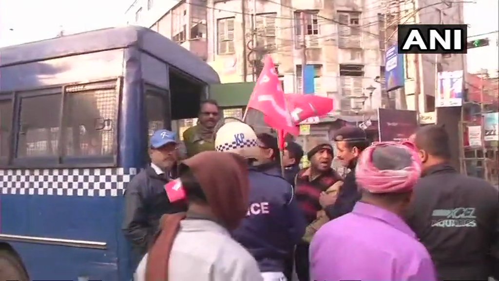 Bharat Bandh: Train services hit, roads blocked as Central Trade Unions called 2-day nationwide strike; clashes reported