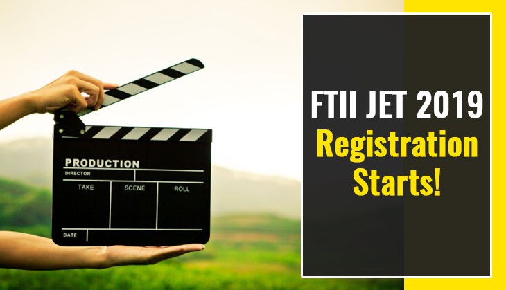FTII JET 2019 Registration Starts! Apply for these Post Graduate Diploma programmes