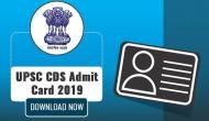UPSC CDS Admit Card 2019: Download your CDS I exam hall tickets for recruitment of over 400 vacancies